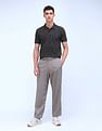Flying Machine Cotton All-over Print Polo Shirt