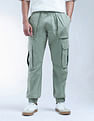 Flying Machine Solid Relaxed Fit Joggers
