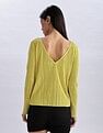 Calvin Klein Jeans Slim Fit Polyester Round Neck Tops