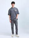 Flying Machine Slash Slim Tapered Fit Mid Rise Jeans