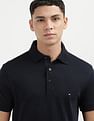 Tommy Hilfiger Solid Logo Slim Fit Polo Shirt