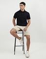 Tommy Hilfiger Solid Logo Slim Fit Polo Shirt