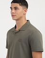 Calvin Klein Solid Pique Cotton Polo Shirt