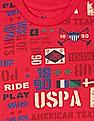 U.S. Polo Assn. Kids Crew Neck Brand Print T-Shirt