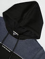 Flying Machine Hooded Panelled Sweatshirt