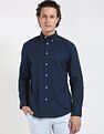 Tommy Hilfiger Printed Regular-Fit Poplin Woven Shirt