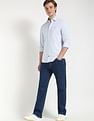 Tommy Hilfiger Checks Slim-Fit Poplin Woven Shirt