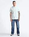 Flying Machine Stone Wash Bootcut Jeans