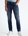 Flying Machine Slash Slim Tapered Stone Wash Jeans
