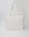 Tommy Hilfiger Logo Beige Pu Tote Bag