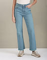 U.S. Polo Assn. Women High Rise Straight Fit Jeans