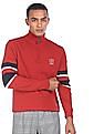 U.S. Polo Assn. Denim Co. High Neck Contrast Panel Sweater