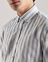 Calvin Klein Jeans Vertical Stripes Regular Fit Woven Shirt