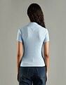 Tommy Hilfiger Solid Slim Fit Cotton Polo T-Shirt