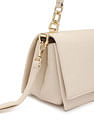 Tommy Hilfiger Solid Cream PU Bag