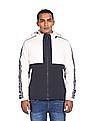 Flying Machine Long Brand Tape Sleeve Hood Jacket