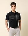 U.S. Polo Assn. Checked Modern Monochrome Polo Shirt