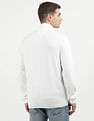 Tommy Hilfiger Tipped Cotton Zip Through Sweater