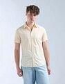 Flying Machine Manhattan Slim Fit Vertical Striped Shirt