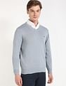 Tommy Hilfiger Solid Regular-Fit Cotton Sweater