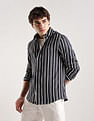 Calvin Klein Jeans Vertical Stripes Slim Fit Woven Shirt