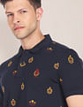 U.S. Polo Assn. Monogram Print Cotton Polo Shirt