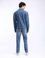 Flying Machine Slash Slim Tapered Stone Wash Jeans