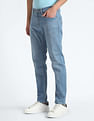 Flying Machine Slash Slim Tapered Mid Rise Jeans