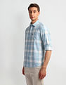 U.S. Polo Assn. Denim Co. Windowpane Checked Slim Fit Shirt