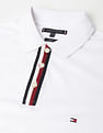 Tommy Hilfiger Striped Placket Solid Polo Shirt
