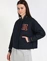 Tommy Hilfiger Regular-Fit Polyester Baseball Collar Bomber Jacket