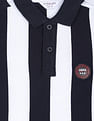 U.S. Polo Assn. Kids Vertical Stripe Cotton Polo Shirt