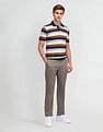 Arrow Sport Horizontal Striped Regular Polo Shirt