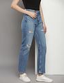 Calvin Klein High Rise Straight Fit Jeans