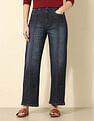 U.S. Polo Assn. Women High Rise Wide Leg Fit Jeans