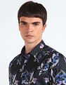 Flying Machine Floral Print Cotton Shirt