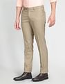 Arrow Self Design Tailored Fit Formal Trouser