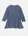 Tommy Hilfiger Kids Girls Printed Regular-Fit Viscose Dress