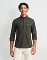 U.S. Polo Assn. Denim Co. Micro Checked Slim Fit Shirt