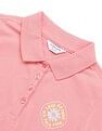 U.S. Polo Assn. Kids Girls Brand Printed Relaxed Fit Polo Shirt