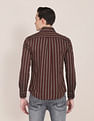 U.S. Polo Assn. Cutaway Collar Vertical Stripe Casual Shirt