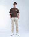 Flying Machine Relaxed Tapered Fit Twill Cargos