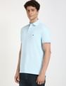 Tommy Hilfiger Solid Regular-Fit Cotton Polo Shirt