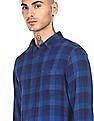 Flying Machine Button-Down Collar Check Shirt