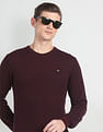 Arrow Sports Crew Neck Solid Sweater