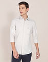 U.S. Polo Assn. Dobby Heathered Cotton Casual Shirt
