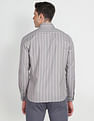 Arrow Sports Vertical Stripe Manhattan Slim Fit Shirt