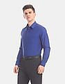 Arrow Newyork Slim Fit Barrel Cuff All Over Check Formal Shirt