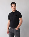 U.S. Polo Assn. Denim Co. Muscle Fit Black Label Polo Shirt