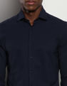 Tommy Hilfiger Solid Spread Collar Shirt